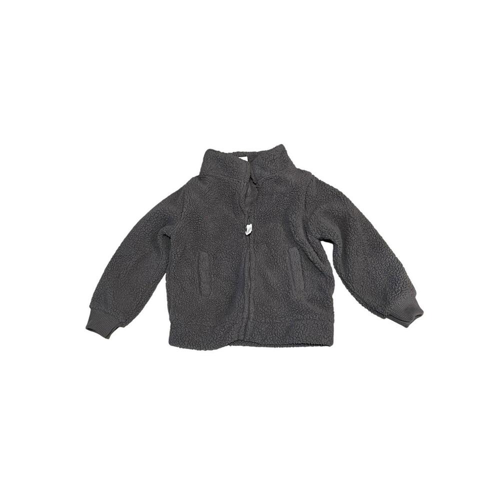Carter’s 24M Gray Sherpa Zip-Up Jacket